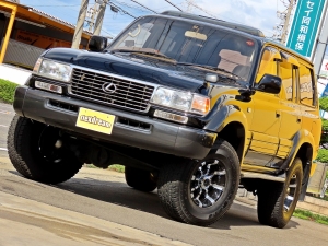 ランクル８０レクサス　ＬＸ４５０仕様　最終モデル　リフトアップ