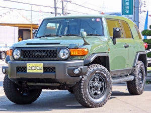 ＦＪクルーザーアーミーグリーン　リフトアップ　トレイル仕様カスタム」