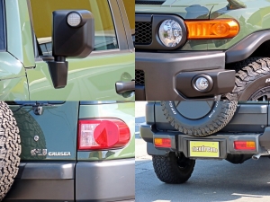 ＦＪクルーザーアーミーグリーン　リフトアップ　トレイル仕様カスタム」