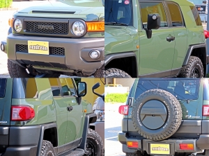 ＦＪクルーザーアーミーグリーン　リフトアップ　トレイル仕様カスタム」