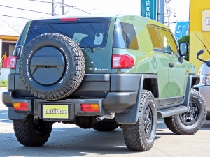 ＦＪクルーザーアーミーグリーン　リフトアップ　トレイル仕様カスタム」