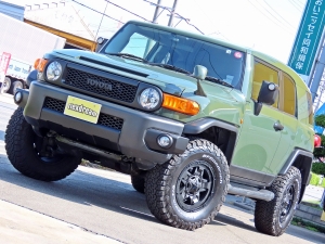 ＦＪクルーザーアーミーグリーン　リフトアップ　トレイル仕様カスタム」