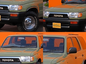 ハイラックスサーフクラシックコンプリート　シダーグリーン　ＴＯＹＯＴＡロゴグリル