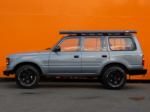 ランクル８０丸目フェイス　セメントグレー　ペンドルトンコラボシートカバー