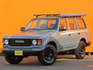 ランクル８０丸目フェイス　セメントグレー　ペンドルトンコラボシートカバー