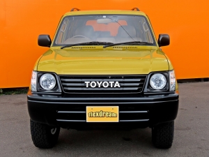ランクルプラド後期モデル　本革シート　丸目フェイス　ＴＯＹＯＴＡロゴグリル