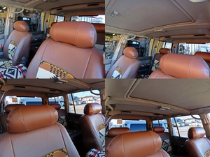 ランクル８０丸目フェイスカスタム　ブラック　リフトアップ