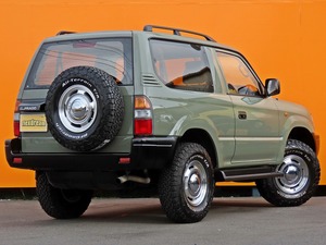 ランクルプラドショートボディー　丸目フェイス　縦スリッドグリル
