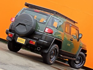 ＦＪクルーザーアーミーグリーン　トレイル仕様カスタム　