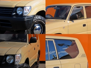 ランクルプラドクラシックコンプリート　丸目換装　ベージュ