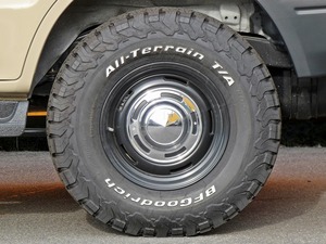 ランクルプラド丸目フェイス　ベージュ　デニムシートカバー