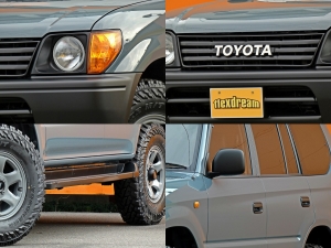 ランクルプラドクラシックコンプリート　丸目フェイス　ＴＯＹＯＴＡロゴグリル