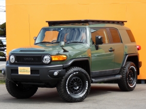 ＦＪクルーザーアーミーグリーン　４ｘ４ＡＲＢルーフラック