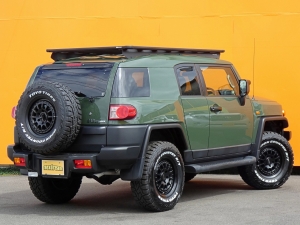 ＦＪクルーザーアーミーグリーン　４ｘ４ＡＲＢルーフラック