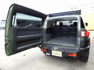 ＦＪクルーザーアーミーグリーン　４ｘ４ＡＲＢルーフラック