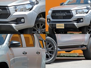 ハイラックスタコマックス　ＴＲＤロールバー　シルバー