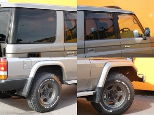 ランクル７０キャンプ　アウトドア　レジャー　４ＷＤ　ＳＵＶ