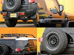 ＦＪクルーザーブラックカラー　リフトアップ　キャンプ　アウトドア