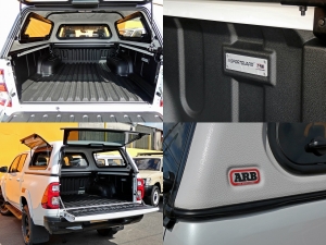 ハイラックスアウトドア　キャンプ　車中泊　バンライフ　１BOX　ベッド　キャンピングカー