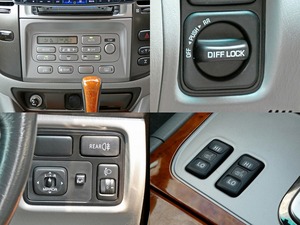 ランクル１００キャンプ　アウトドア　リフトアップ　ランクル１００