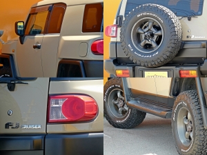 ＦＪクルーザーリフトアップ　ルーフ同色ペイント　アウトドア　キャンプ