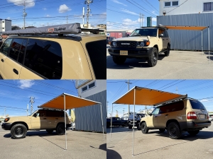 ランクル１００キャンプ　アウトドア　レジャー　４ＷＤ　ＳＵＶ