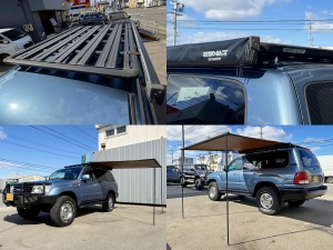 ランクル１００キャンプ　アウトドア　レジャー　４ＷＤ　ＳＵＶ