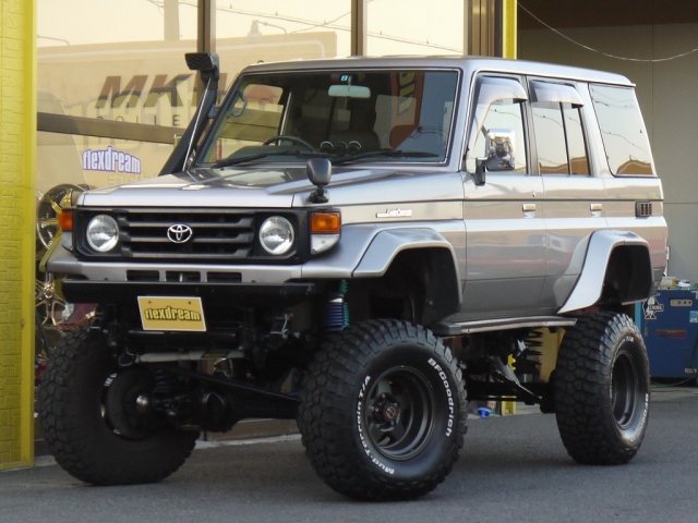 ランクル76LXフェアSP特選車【迫力のリフトUP】【ボディーリフト】【低走行距離8万キロ台】【リアコイル仕様】【ターボチャージャー】【キーレス