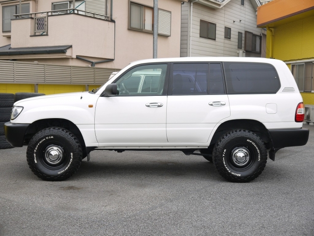 モクみつ　取りにこれる方限定　ランクル100 M/T ランクル1005速MT換装 純正OPデフロック DEANアルミ カスタム