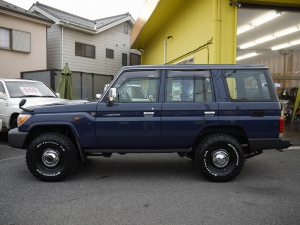 ランクル７０ＧＲＪ７６　ＬＩＮＥ-Ｘ　ブルー