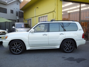 レクサスＬＸ 実走行CARFAX確認済み！アシャンティー24インチアルミホイール