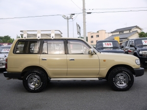 ランクル８０角目4灯フェイス　ベージュオールペン