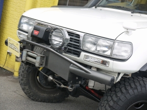 ランクル８０GX　WARN　ロックスライダー
