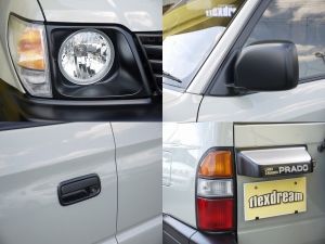 ランクルプラドデザートカーキ　3RZエンジン