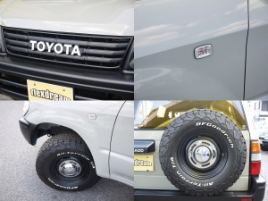 ランクルプラドデザートカーキ　3RZエンジン