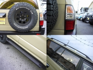 ランクルプラド最終型　丸目フェイス換装