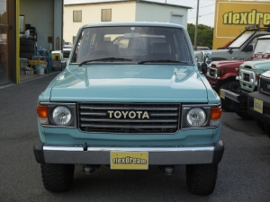 ランクル６０丸目フェイス換装　ロールーフ換装