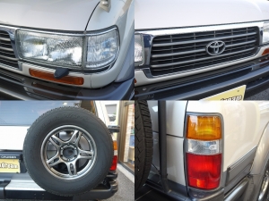 ランクル８０最終型Wエアバック　ノーマル車