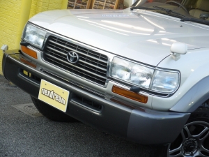 ランクル８０最終型Wエアバック　ノーマル車