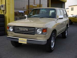 ランクル８０丸目フェイス換装　オールペイント・ベージュ