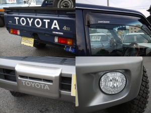 ランクル７０リフトアップ　ARB　LINE-X