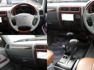 ランクルプラド丸目換装　TOYOTAロゴグリル