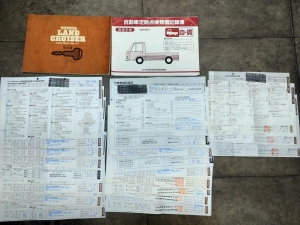 ランクル４０車庫保管