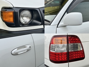 ランクル１００NEW丸目換装車