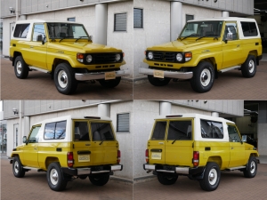 ランクル７０HZJ73V　FRPトップ　NEWペイント