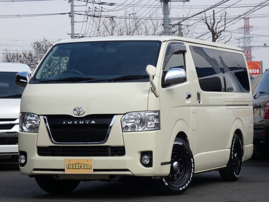 ハイエースＶS-GL　特注色ライトイエロー　ワンオーナー車