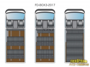 ハイエースワゴンハイエース200系ライトキャンピングカーFD-BOX3