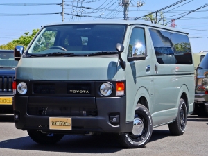 ハイエースバン丸目カスタム　アースカラーパッケージ6X3アーバンカーキ