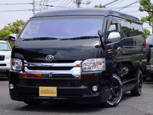 ハイエースワゴンアウトドア　キャンプ　車中泊　バンライフ　１BOX　ベッド　キャンピングカー