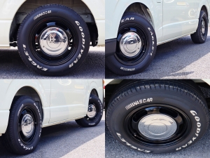 ハイエースバンアウトドア　キャンプ　車中泊　バンライフ　１BOX　ベッド　キャンピングカー